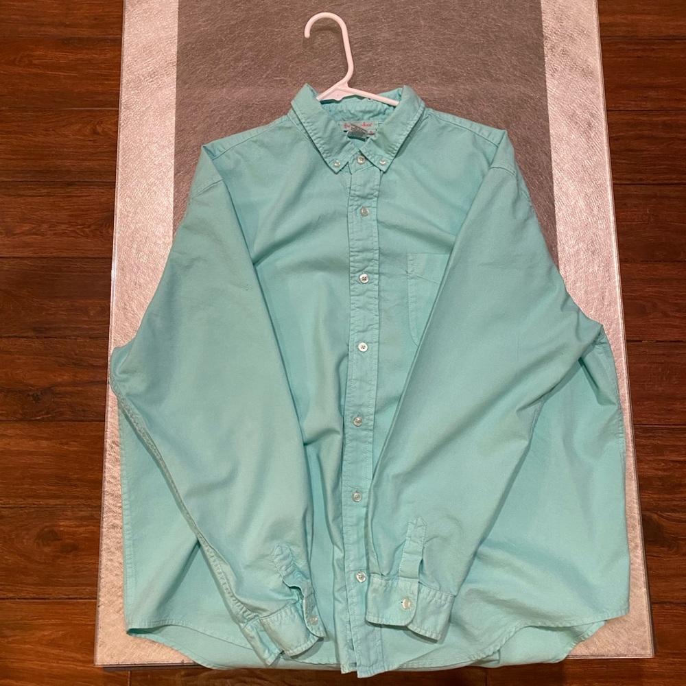 Fresh produce long sleeve shirt, torquoise color
